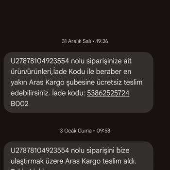 Yanlış Ürün Gönderimi Ve İade Sürecinde Mağduriyet