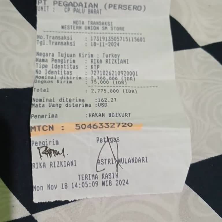 Western Union'da Para İadesi Sorunu