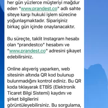 Sahte Prandest Hesaplarına Dikkat