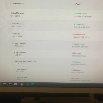 DeFacto Gift Puan Sorunu: Sepet Tutarı Düşmüyor