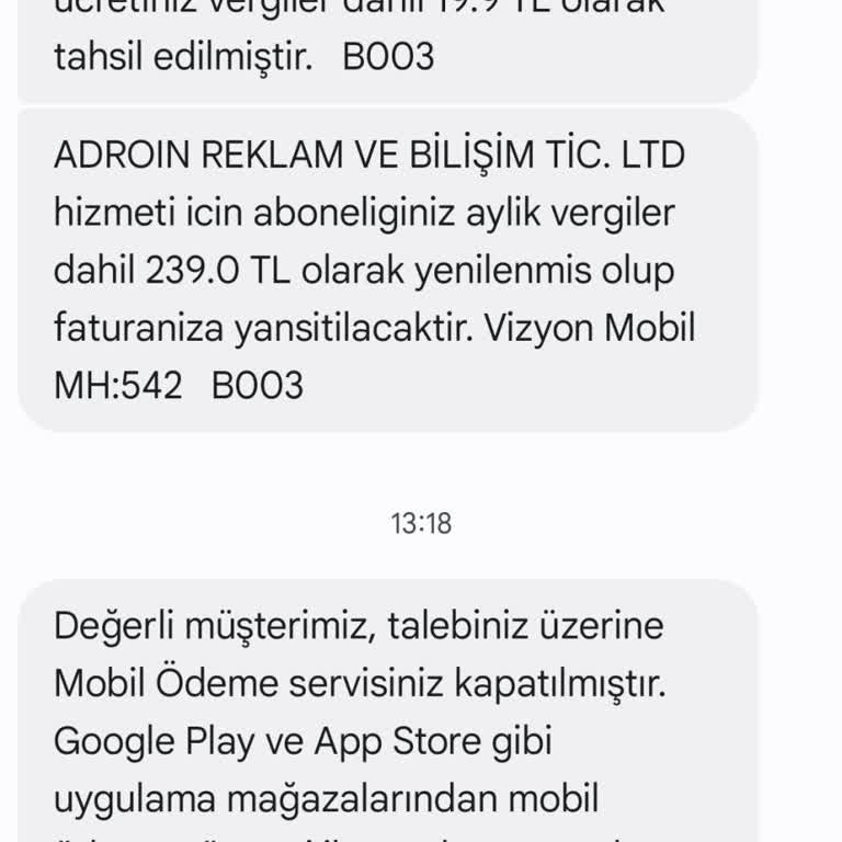 Bilgim Dışında Yapılan Abonelik Ücreti Şoku