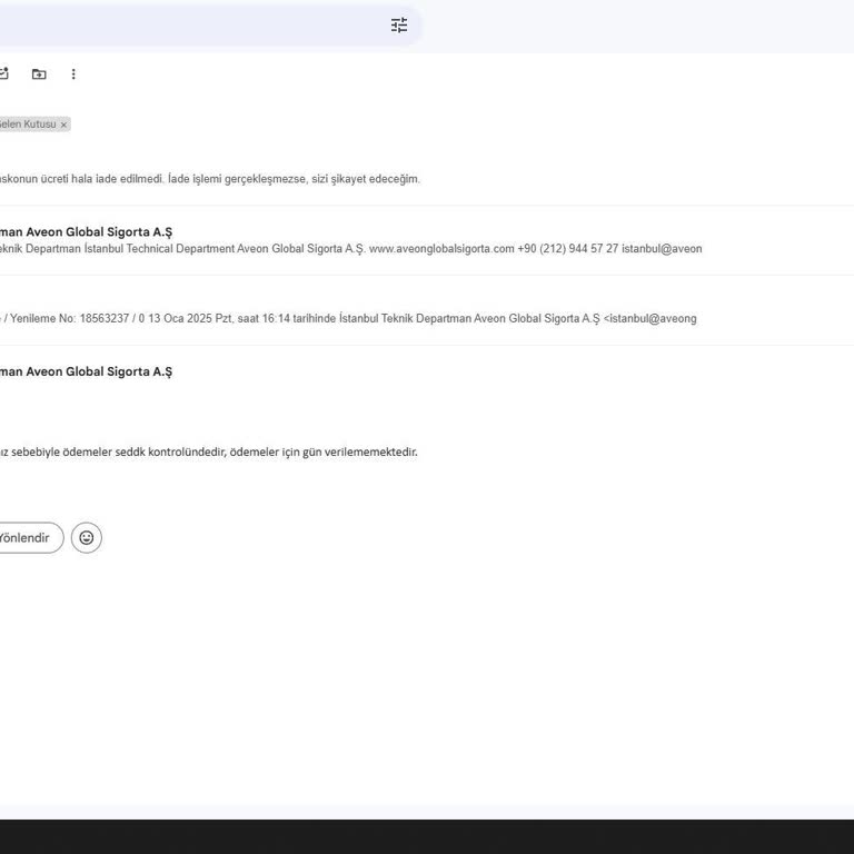 Sigorta Primi İadesinde Belirsizlik Ve Gecikme