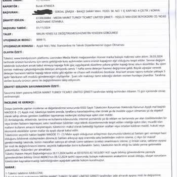 Tüketici Hakları Kararına Uymayan Media Markt