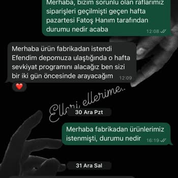 Almila Mobilya'da İletişim Sorunları Ve Hayal Kırıklığı