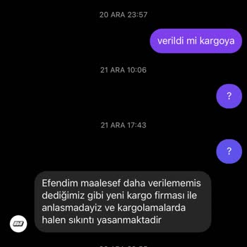 Ate. Wear'dan Sipariş Verdim Ama Ceketler Hala Ortada Yok