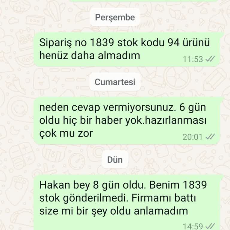 Ürün Gönderilmedi, İletişim Kurulamıyor