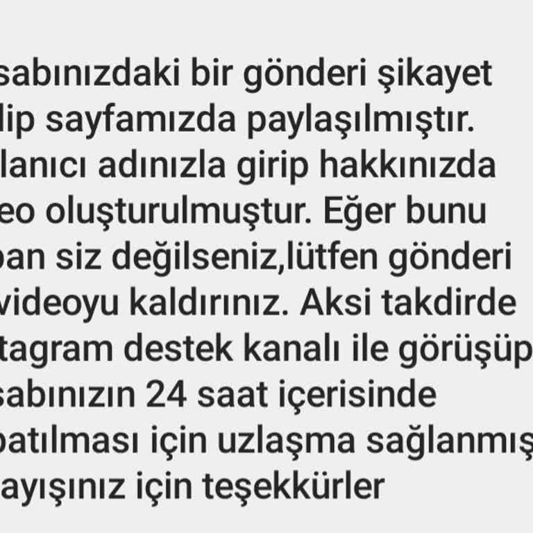 Instagram Hesabımın Aniden Kapatılma Tehdidiyle Karşı Karşıyayım