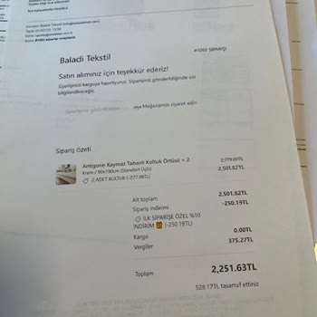 Sipariş Gönderilmedi, İletişim Kurulamıyor