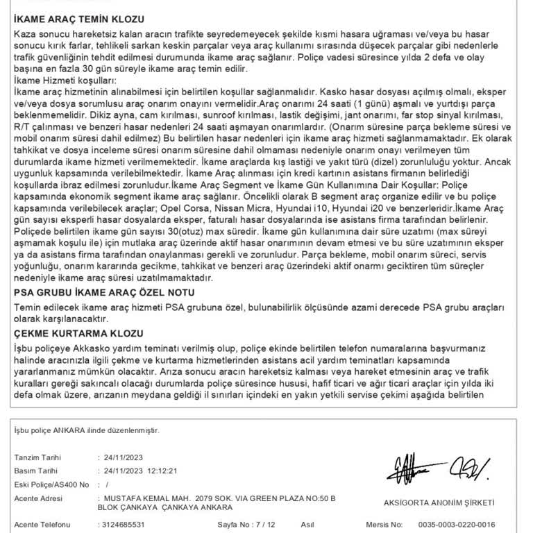 Kasko Şirketi İle İkame Araç Sorunu Ve Uzayan Onarım Süreci