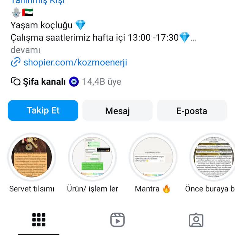 Kozmo Enerji Sayfasının Yanıltıcı Faaliyetleri