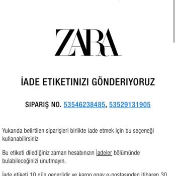 Zara'nın İade Süresi Karmaşası