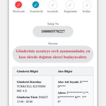 Kuryenet Teslimat Sorunu Ve Müşteri Hizmetleri Şikayeti