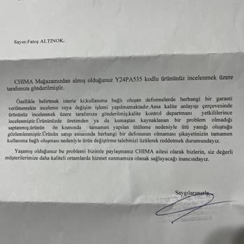 Pantolonun Hızla Sökülmesi Ve Yetersiz Müşteri Hizmeti