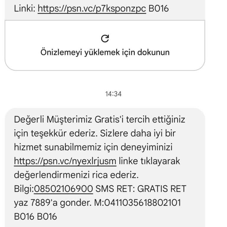 Yanlış Kişiye Gönderilen Alışveriş Bildirimleri