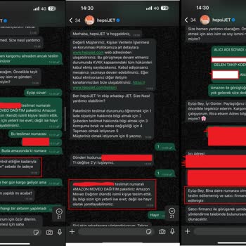 Hepsijet Kargomun Adresime Uğramadan İade Edilmesi