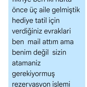 Hediye Tatil Sözünde Durulmayan Otel Deneyimi