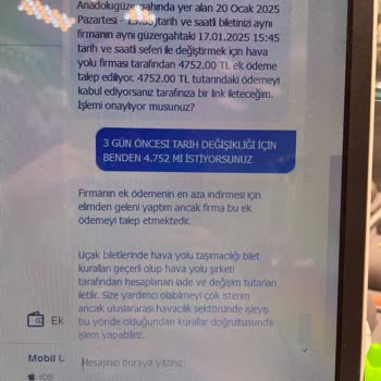 Anadolu Jet Bilet Değişiminde Ekstra Ücret Şoku