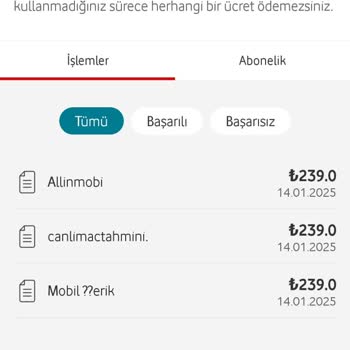 İzinsiz Abonelik Ve Yüksek Fatura Şoku