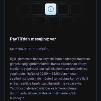 PayTR'nin Ödeme İadesindeki Gecikmesi Ve İletişim Sorunları
