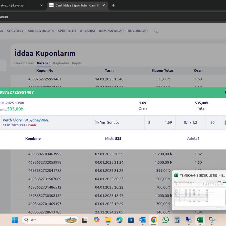 Oley.com'da Kupon Kazançlarının Yanlış Hesaplanması