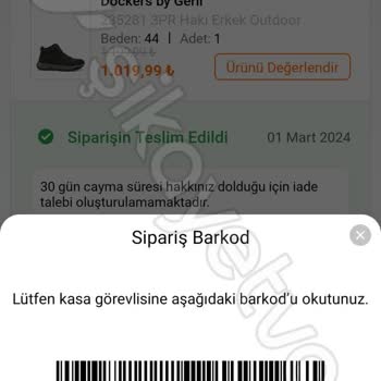 Su Geçiren Ve Rengi Atan Bot İçin Değişim Talebi