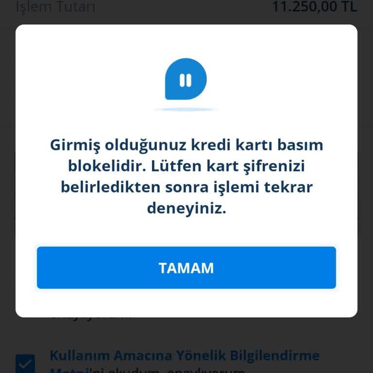 Denizbank Kredi Kartı Basım Blokesi Sorunu