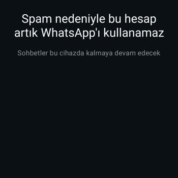 WhatsApp Spam Sorunu