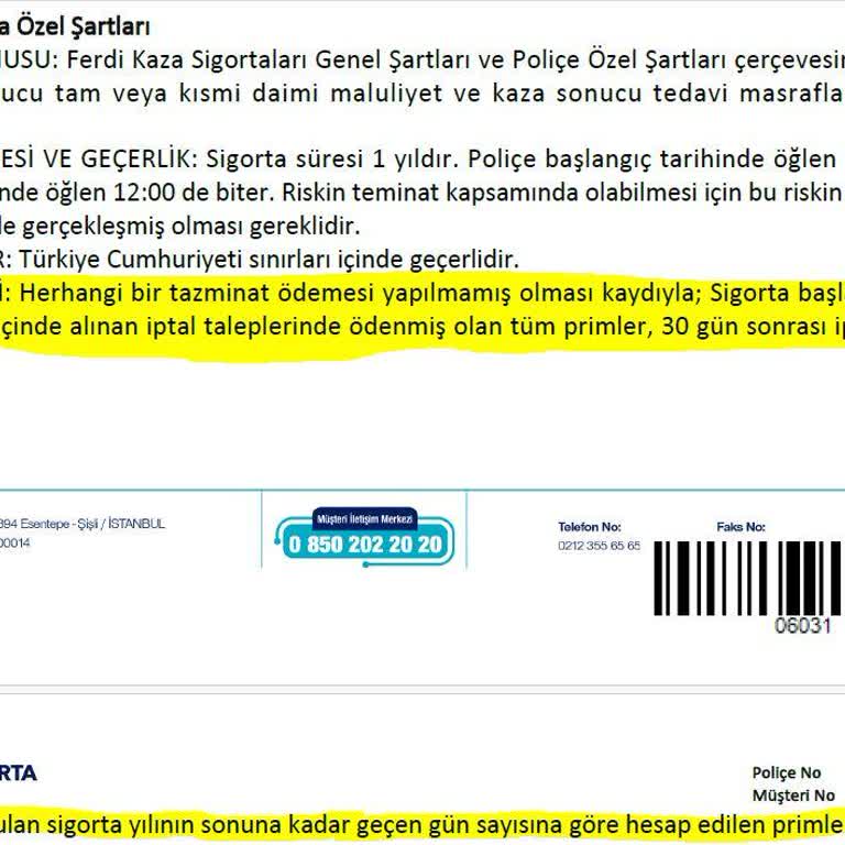 VakıfBank Sigorta Poliçesi İptal Sorunu