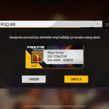 Hesap Güvenliği Sorunu Ve İnceleme Talebi