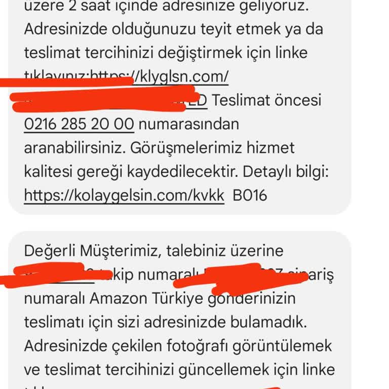 Yanıltıcı Teslimat Bildirimi Ve İletişim Sorunları