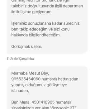 Hepsiburada Ve Viewsonic Servis Süreci Karmaşası