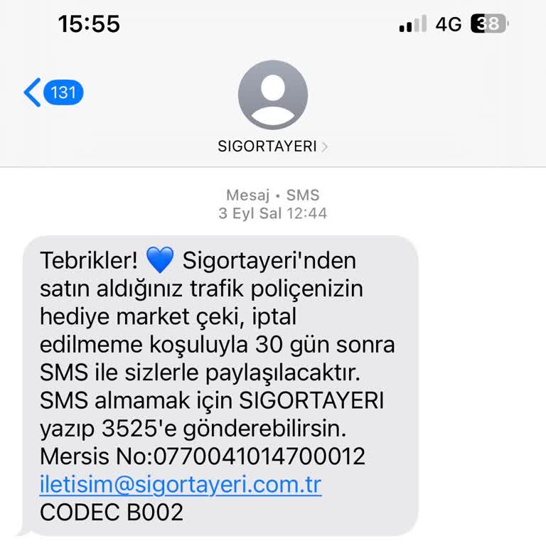Hediye Çeki Mağduriyeti