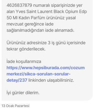 İade Talebinin Haksız Reddedilmesi
