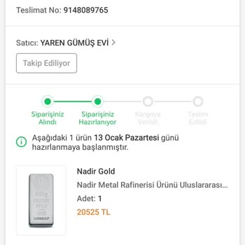 İptal Edilemeyen Gümüş Alışverişi Sorunu