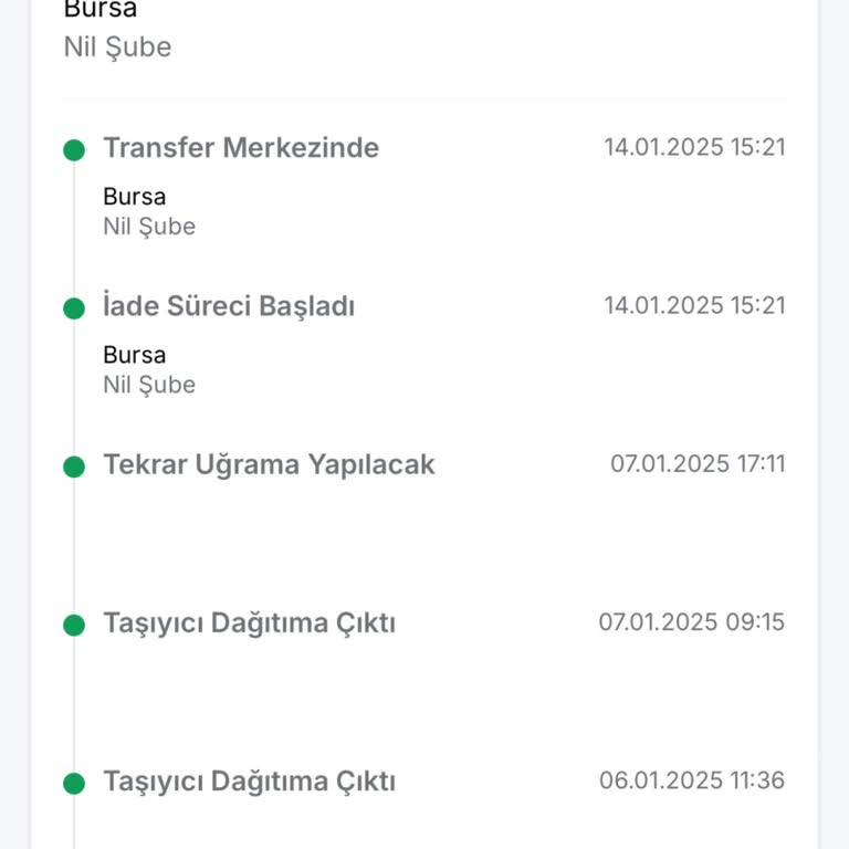 Trendyol Express Kargo Teslimatında Yanlış Bilgilendirme Ve İade Sorunu