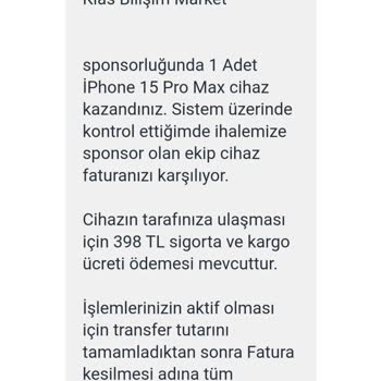 Çekiliş Heyecanı Kabusa Dönüştü: Gizli Masraflarla Karşılaştım