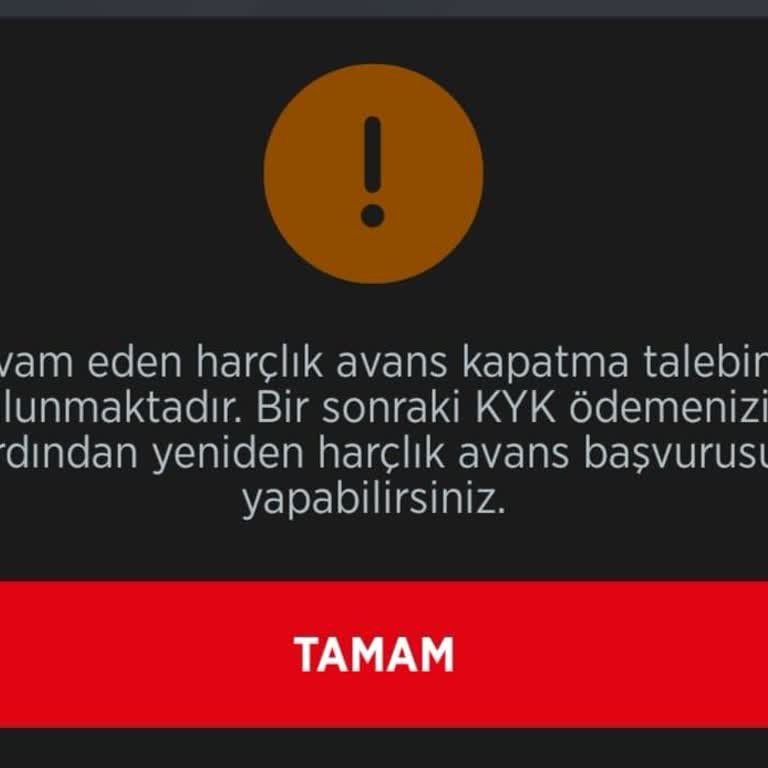 KYK Burs Avansı Hatası: Ödeme Yapıldı, Uyarı Devam Ediyor