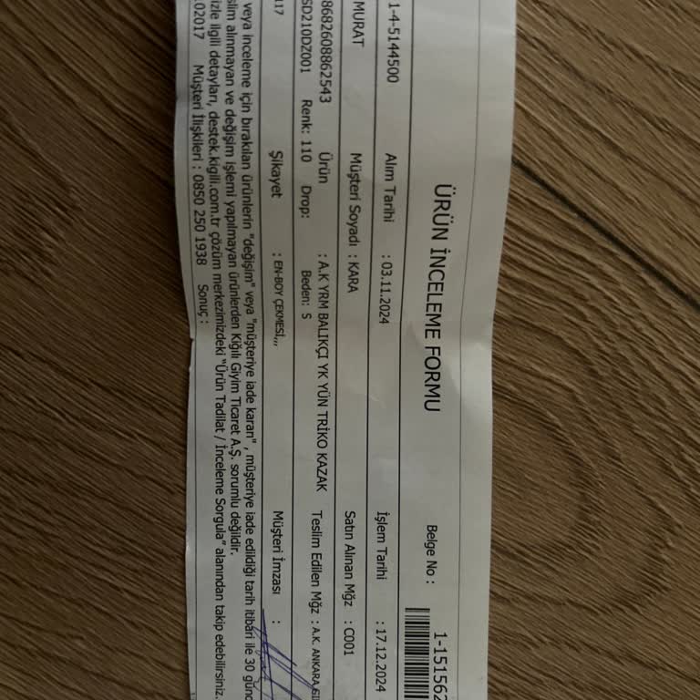 Kalitesiz Ürün Ve Müşteri Hizmetleri Sorunu