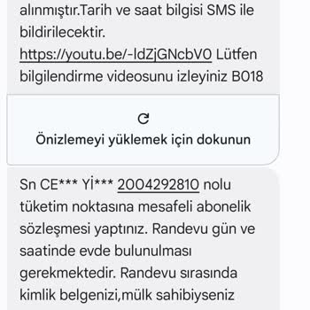 İGDAŞ Randevu Bilgilendirme Eksikliği