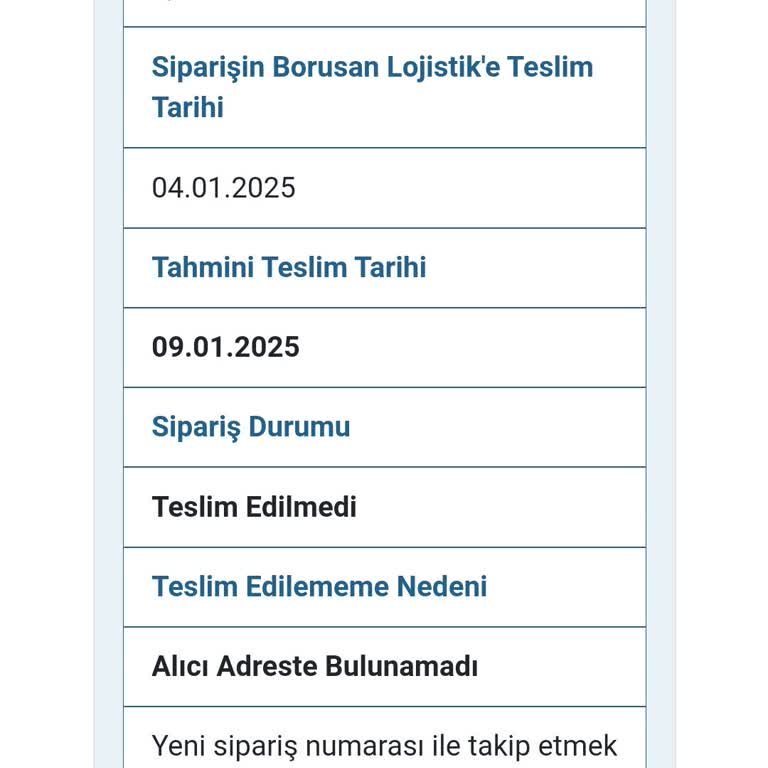 Teslim Edilmeyen Çamaşır Kurutma Makinesi Ve Yanlış Adres Sorunu