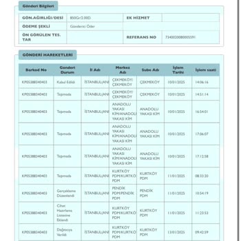 Kayıp Kargo Ve Yanıltıcı Teslimat Bildirimi
