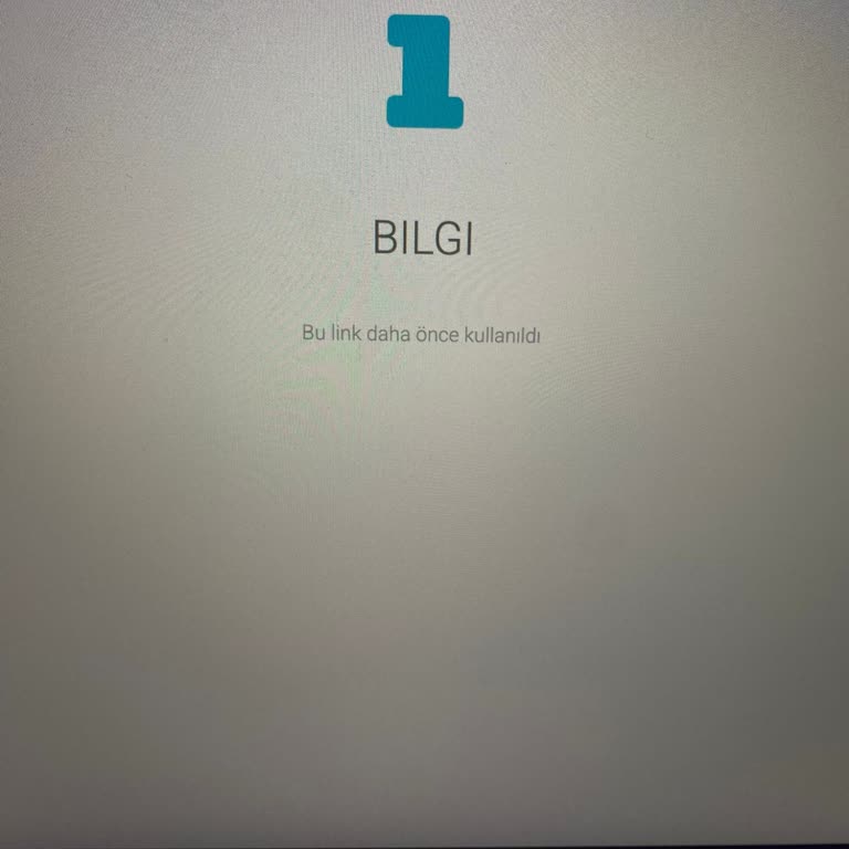 Sınav Linki Kullanım Sorunu
