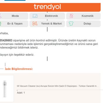 Yanıltıcı Ürün Bilgisi Ve İade Sorunu Yaşadım