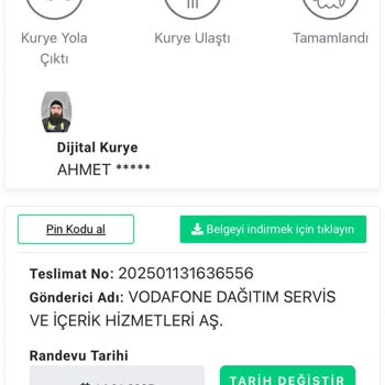Vodafone'da Kurye Kâbusu: Yeni Hat Teslim Edilmiyor!
