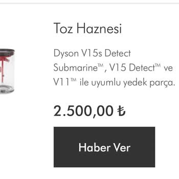Dyson V11 Süpürge Parça Sorunu Ve Stok Mağduriyeti