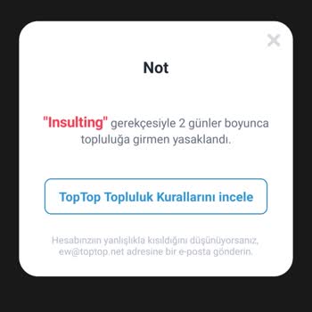 Hesabımın Haksız Kısıtlanması Ve Acil Açılma Talebi