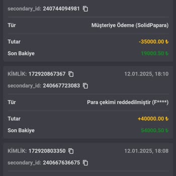 Kazancım Haksız Yere Silindi