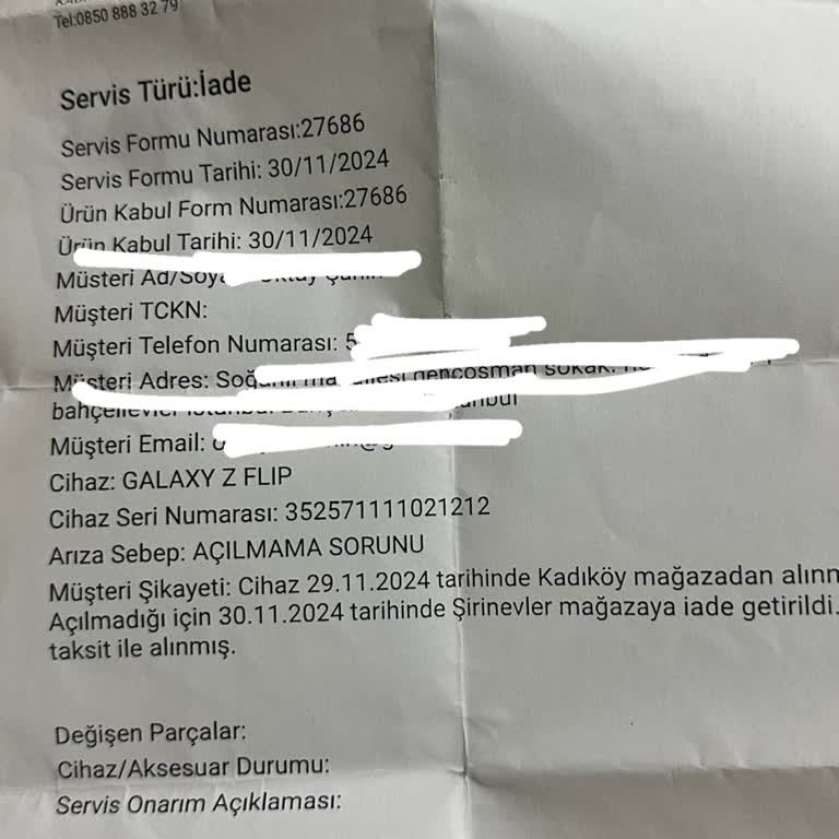 Telefon İadesi Ve Geri Ödeme Sorunu
