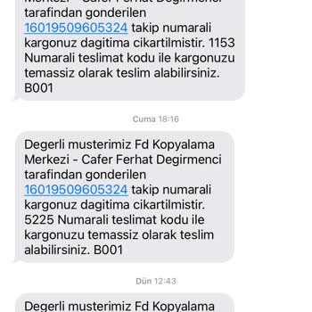 Sürat Kargo İle İletişim Sorunları ve Geciken Teslimatlar