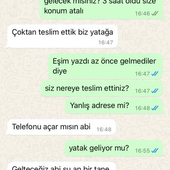 Yanlış Teslimat Ve Sorumsuz Servis Personeli